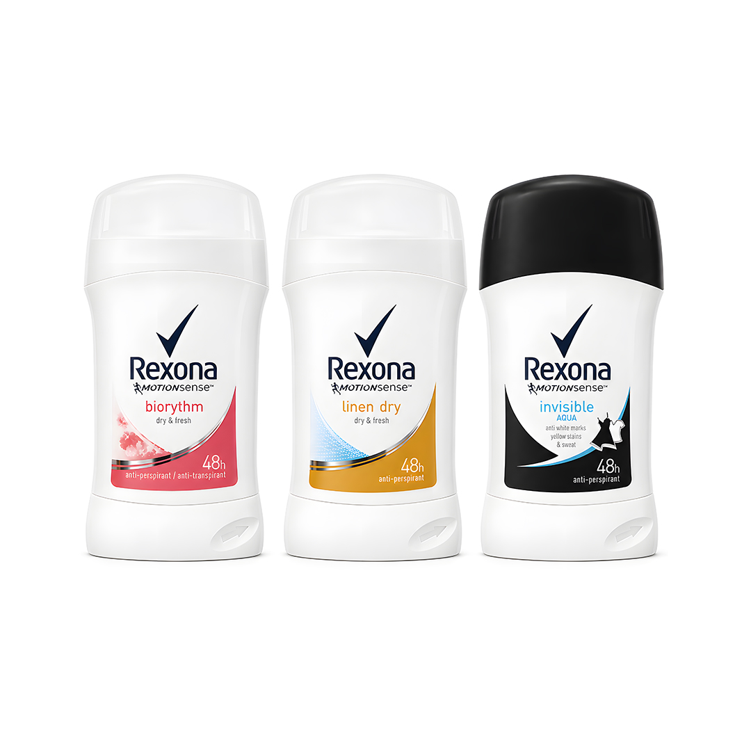 rexona.jpg Rexona 3-Piece Deodorant Set – 50% OFF - Image 1